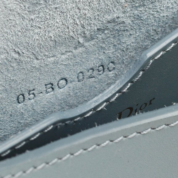 Christian Dior Bobby Blue Calfskin Leather Crossbody Bag - Picture 15 of 15